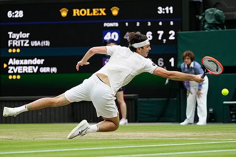 Taylor Fritz of the United States